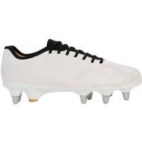 Canterbury Men's Stampede Groundbreak Pro Soft Ground Rugby Boots in White | Size: 9