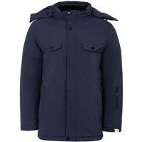 Lee Cooper Men's Hooded Puffer Jacket in Navy | Size: 3XL