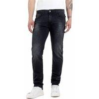 Replay Men's Anbass Cotton Blend Slim Jeans in Dark Grey | Size: 30R
