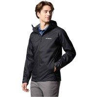 Columbia Men's Zip Pocket Raincoat in Black | Size: Large