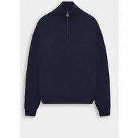 Giesto Men's Cotton Sweater in Navy | Size: Medium