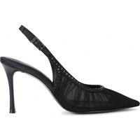 Carvela Women's 'Fino Slingback' Fabric Heels in Black | Size: 3