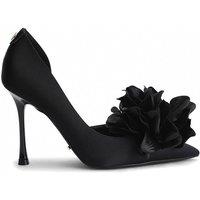 Carvela Women's 'Eliza Flower Half Dorsay' Fabric Heels in Black | Size: 7