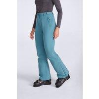 Animal Women's 'Alpine' Stylish Snow Pants Water Resistant Breathable Ski Trousers in Teal | Size: 14