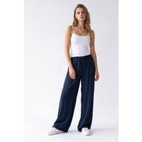 MixRay Women's Cotton Pants in Navy | Size: Small