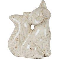 Four Candle Alora Ceramic Fox Looking Right in Natural