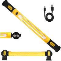 Crystals 3000LM Rechargeable LED Work Light - Bar Magnetic Power Bank in Yellow