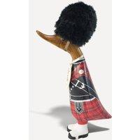 DCUK Natural Wooden Scottish Guard Duckling Ornament in Brown