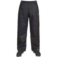 Trespass Men's Toliland Waterproof & Windproof Trousers in Black | Size: 2XS