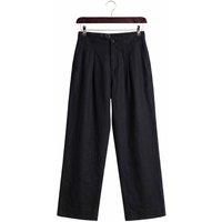 Giesto Men's Cotton Wide-Leg Suit Pants in Black | Size: Medium