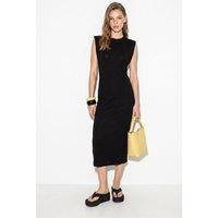 Bianco Lucci Women's Midi Dress in Black | Size: Medium