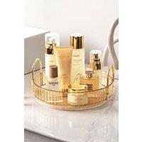 SHEONLY 360 Rotating Cosmetic Organizer Skincare Display Box, Bathroom Make Up Spinning Holder Rack, Multifunctional Box For Home Dormitory Office
