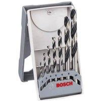 Bosch Powertool Accessories Hss Twist Pointteq Drill Bit Set, 7 Piece in Grey