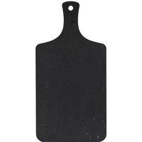 Four Candle Rectangular Slate Serving Board in Black