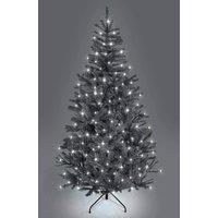 Shatchi 4FT Prelit Black Alaskan Pine Christmas Tree Cool White LEDs