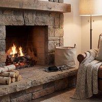Uniqueful Silver Brushed Steel Crook Top Hearth Tidy Set