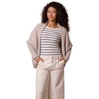 Celtic & Co Women's British Supersoft Cocoon Cardigan in Light Beige | Size: XS/S