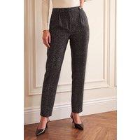 Roman Women's Sparkle Straight Trouser in Dark Grey | Size: 10