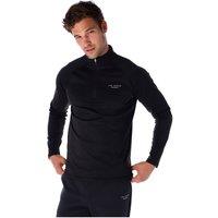 Ted Baker Sport Men's Grigor Essential 1/4 Zip Top in Black | Size: Small