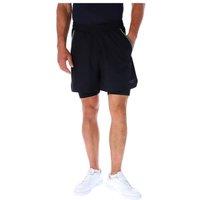 Ted Baker Sport Men's Enijah 2 in 1 Running Shorts in Black | Size: Small