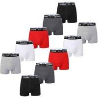 Lee Cooper Men's Boxer Shorts (Pack of 10) XXL in Black | Size: 2XL