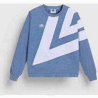 Umbro Men's Diamond Drill Washed Sweatshirt in Mid Blue | Size: 2XL
