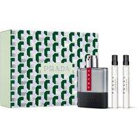 Prada Men's Luna Rossa Carbon Eau de Toilette 100ml & 2X Luna Rossa Carbon Eau de Toilette 10ml Gift Set in Misc