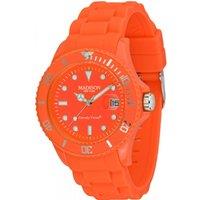 Madison U4503-51 40mm Quartz Watch in Orange