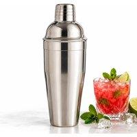 Chabrias Ltd Chabrias 750ml Stainless Steel Cocktail Shaker with Built-In Strainer in Silver