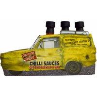 Only Fools and Horses 3 Pack Chilli Sauce Van Gift Set in Yellow | Size: 135ml