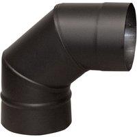 RoyalFire Flue Pipe 90 Degree Elbow Bend for 5 inch (125mm) in Black