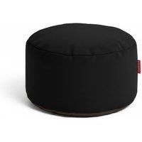 Kaikoo Faux leather footstool black