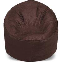 Kaikoo Brushed faux suede cool chill chair brown
