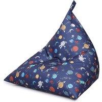 Kaikoo Space print triangle in Blue