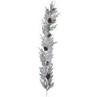 The Christmas Gift Co. Snowy Pine Foliage & Cone Garland in Green