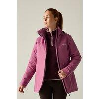 Regatta Women's Tamlin Hooded Breathable Waterproof Insulated Jacket in Violet | Size: 12