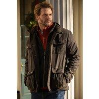 Brakeburn Men's Baker Waxed Flap Pocket Jacket in Brown | Size: 2XL