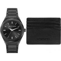 Trussardi Men's R2453156007 42mm Quartz Watch in Black