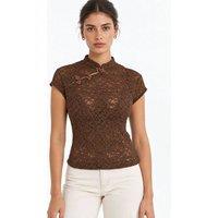 Busem Women's Women's Blouse in Chocolate | Size: Medium