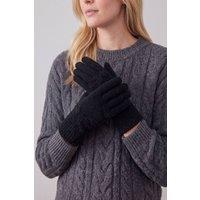 Vellin Women's Women's Classic Soft Knit Winter Gloves in Black