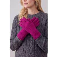 Vellin Women's Women's Classic Soft Knit Winter Gloves in Fuchsia
