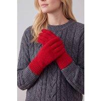 Vellin Women's Women's Classic Soft Knit Winter Gloves in Red