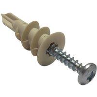 Forgefix Cavity Wall Nylon Speed Plug 4.5Mm Box 100 in Silver