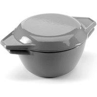 Chabrias Ltd Samuel Groves 1.3L Cast Iron Casserole Dish with Lid 16.5cm Grey