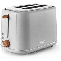 Tower 2 Slice Toaster in Grey