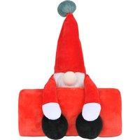 Smart Living Cozy Fleece Throw Blanket with Matching Soft Toy in Red | Size: Small