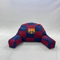 Kaikoo Barca Cuddle Cushion Check Print in Red | Size: Large