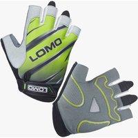Lomo SG1 - Short Finger Cycling Gloves - Grey / Black / Lime | Size: XL