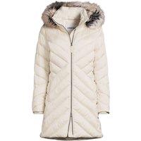 Lands' End Women's Insulated Fleece Lined Coat in Ivory | Size: Medium