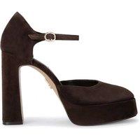STEVE MADDEN Women's 'Lexie Dark Brown Suede' Suede Heels | Size: 5